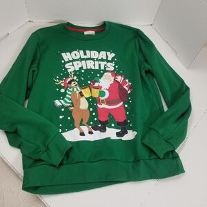 Holiday Time Green and Red Sweatshirt